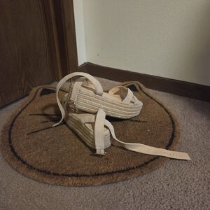 Lulu's Cream Espadrille Sandals